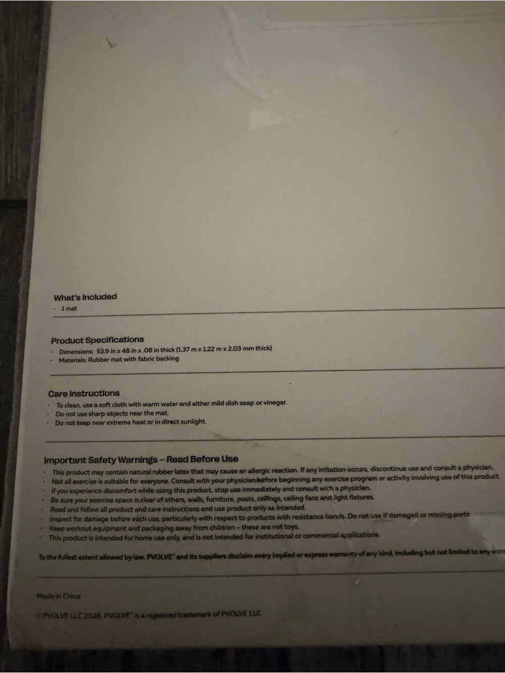 New Pvolve Precision Mat - Picture 4 of 4